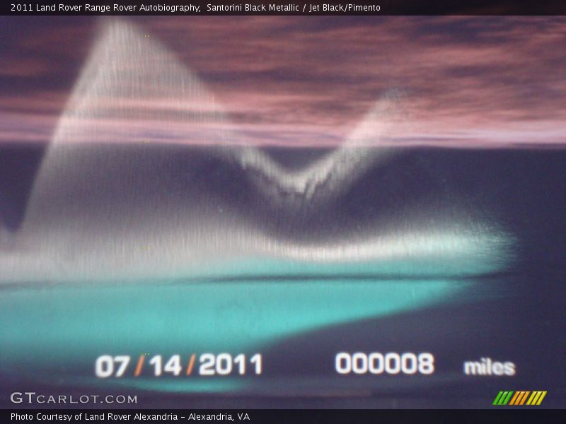 Santorini Black Metallic / Jet Black/Pimento 2011 Land Rover Range Rover Autobiography