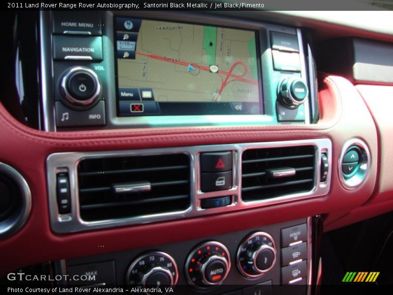 Controls of 2011 Range Rover Autobiography