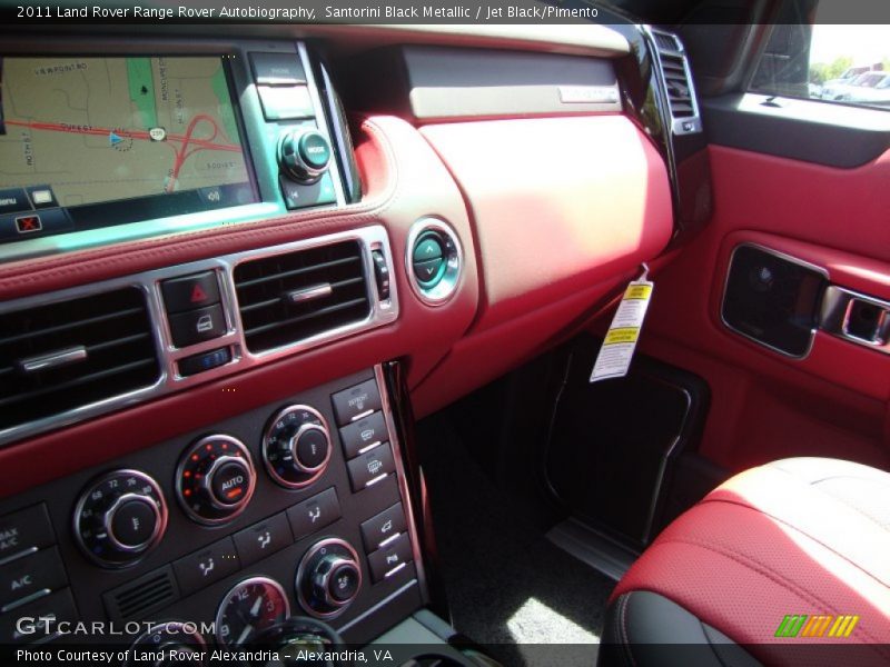Santorini Black Metallic / Jet Black/Pimento 2011 Land Rover Range Rover Autobiography
