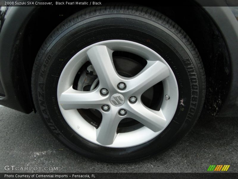 Black Pearl Metallic / Black 2008 Suzuki SX4 Crossover
