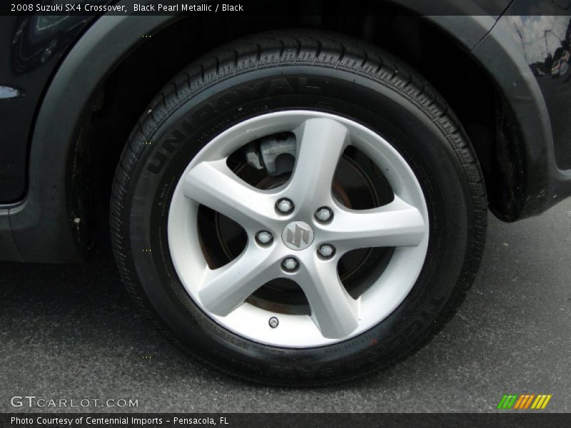 Black Pearl Metallic / Black 2008 Suzuki SX4 Crossover