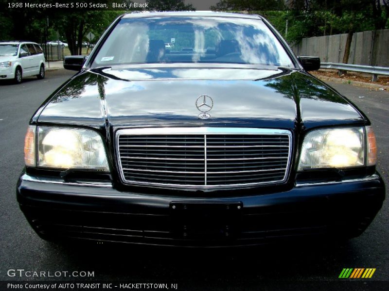 Black / Black 1998 Mercedes-Benz S 500 Sedan