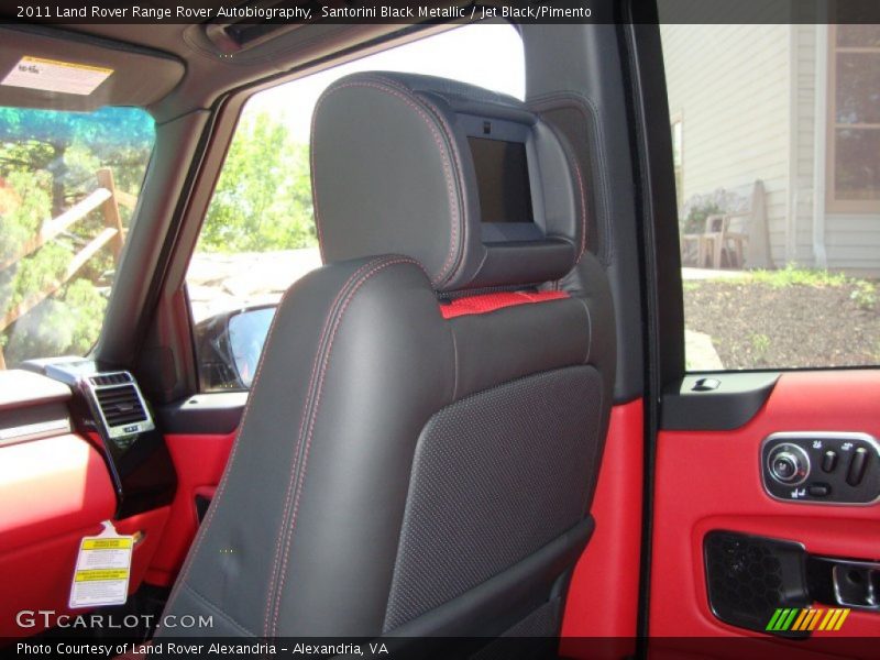 Santorini Black Metallic / Jet Black/Pimento 2011 Land Rover Range Rover Autobiography