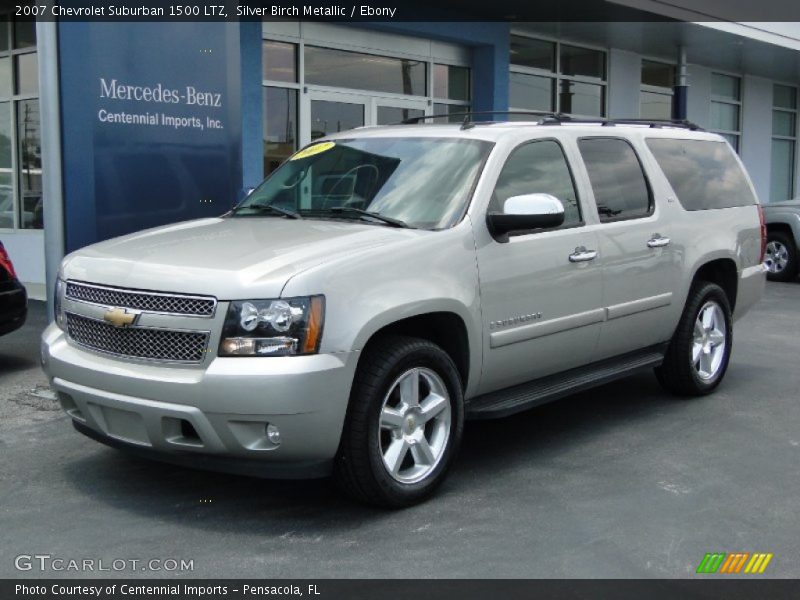 Silver Birch Metallic / Ebony 2007 Chevrolet Suburban 1500 LTZ