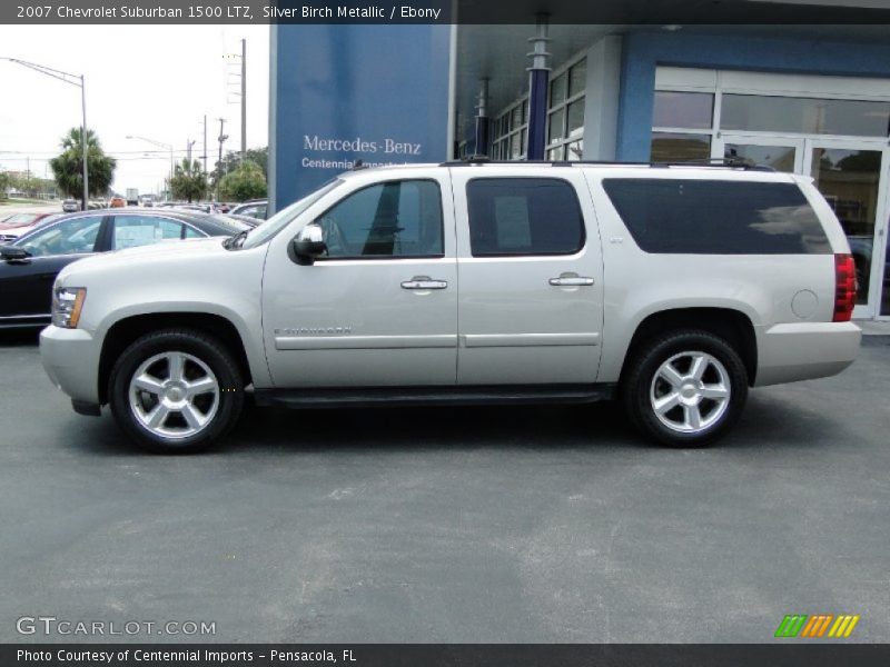 Silver Birch Metallic / Ebony 2007 Chevrolet Suburban 1500 LTZ