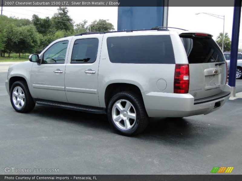 Silver Birch Metallic / Ebony 2007 Chevrolet Suburban 1500 LTZ