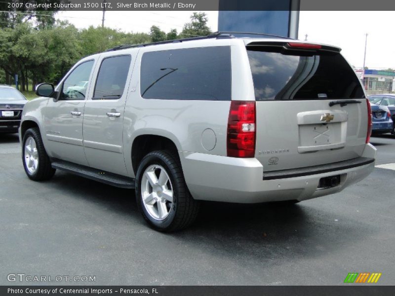 Silver Birch Metallic / Ebony 2007 Chevrolet Suburban 1500 LTZ