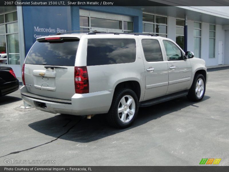 Silver Birch Metallic / Ebony 2007 Chevrolet Suburban 1500 LTZ