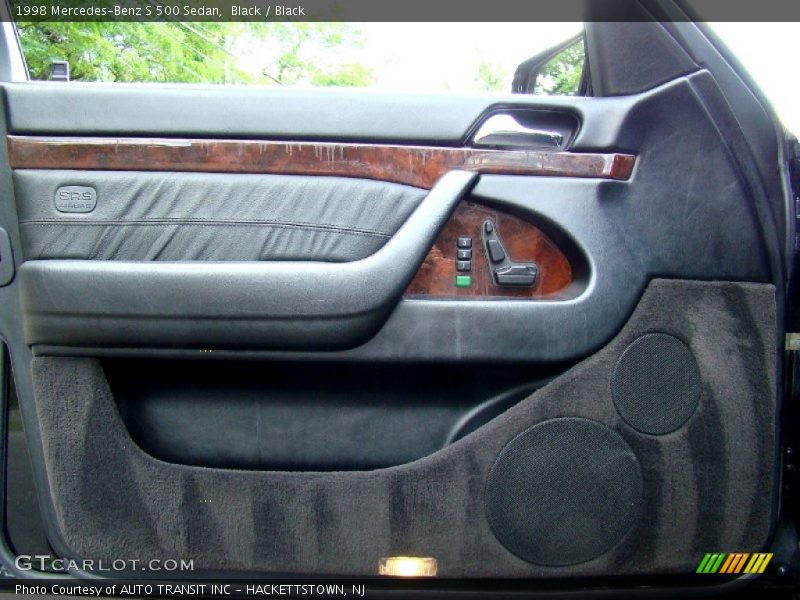 Black / Black 1998 Mercedes-Benz S 500 Sedan
