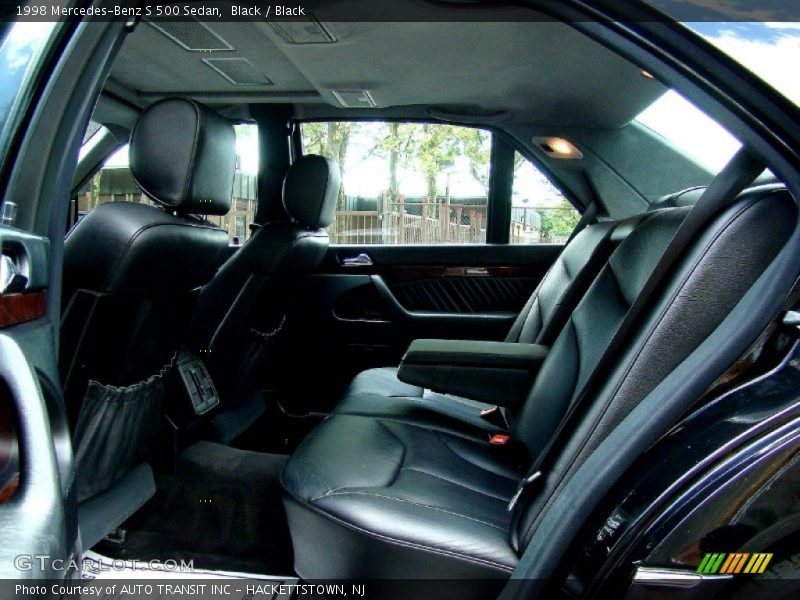 Black / Black 1998 Mercedes-Benz S 500 Sedan