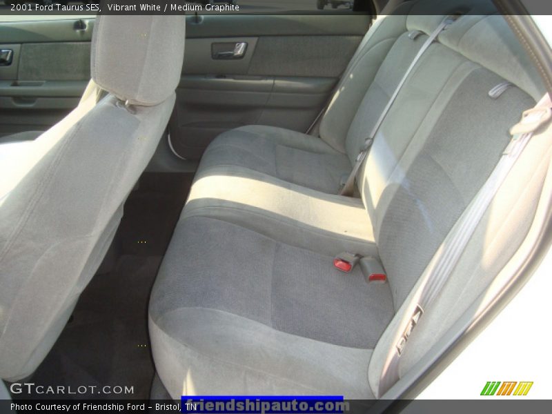 Vibrant White / Medium Graphite 2001 Ford Taurus SES