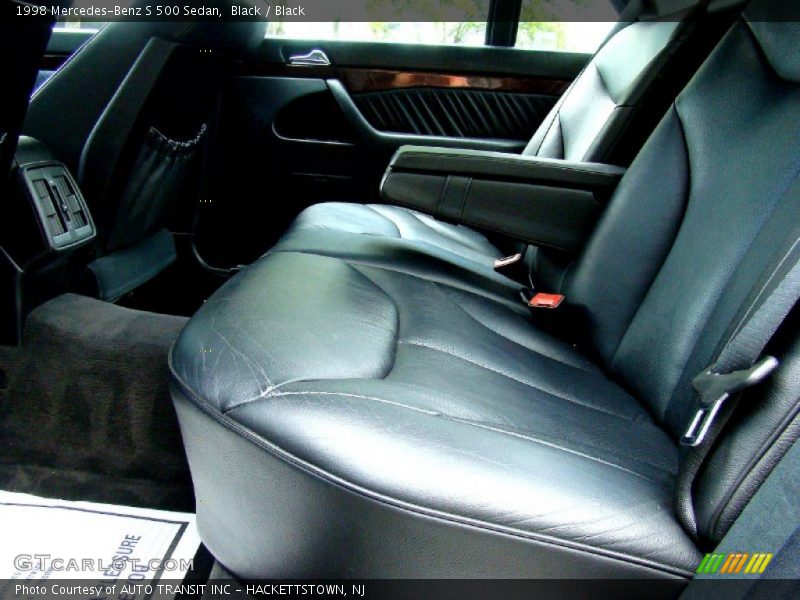 Black / Black 1998 Mercedes-Benz S 500 Sedan