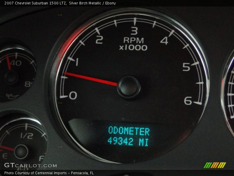 Silver Birch Metallic / Ebony 2007 Chevrolet Suburban 1500 LTZ