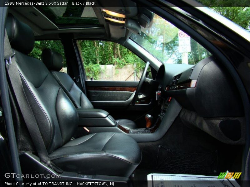 Black / Black 1998 Mercedes-Benz S 500 Sedan