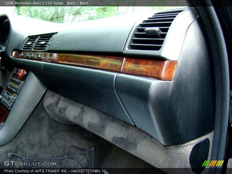 Black / Black 1998 Mercedes-Benz S 500 Sedan