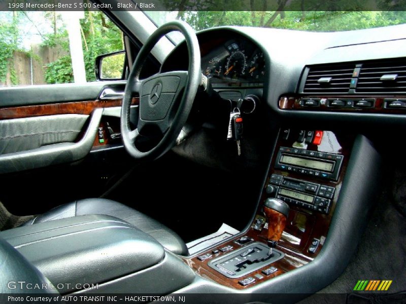 Black / Black 1998 Mercedes-Benz S 500 Sedan