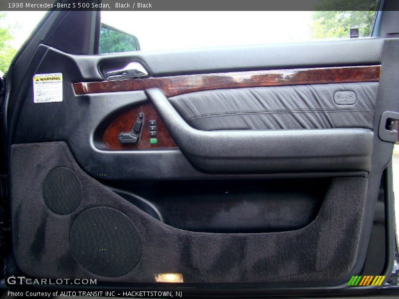 Black / Black 1998 Mercedes-Benz S 500 Sedan
