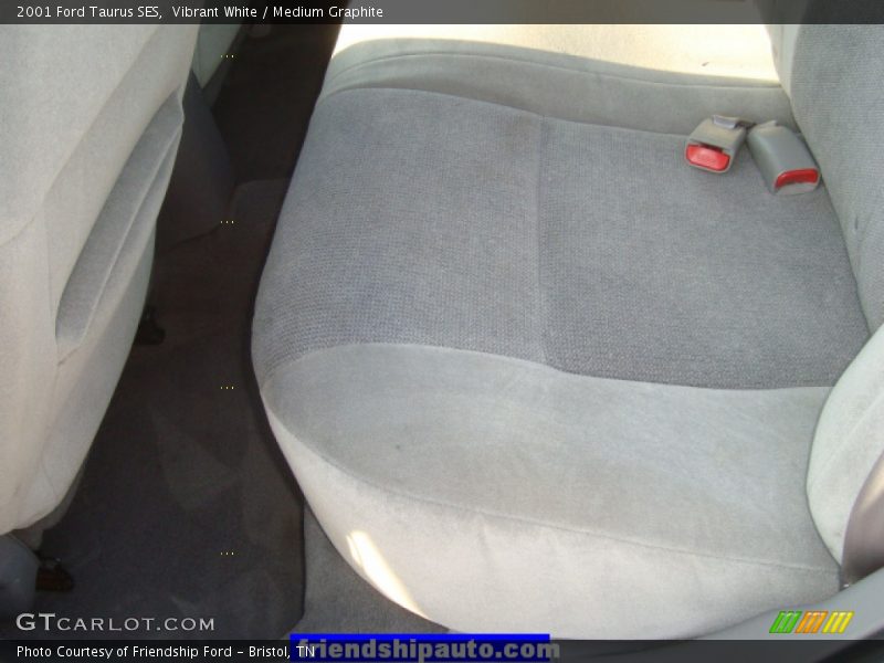 Vibrant White / Medium Graphite 2001 Ford Taurus SES