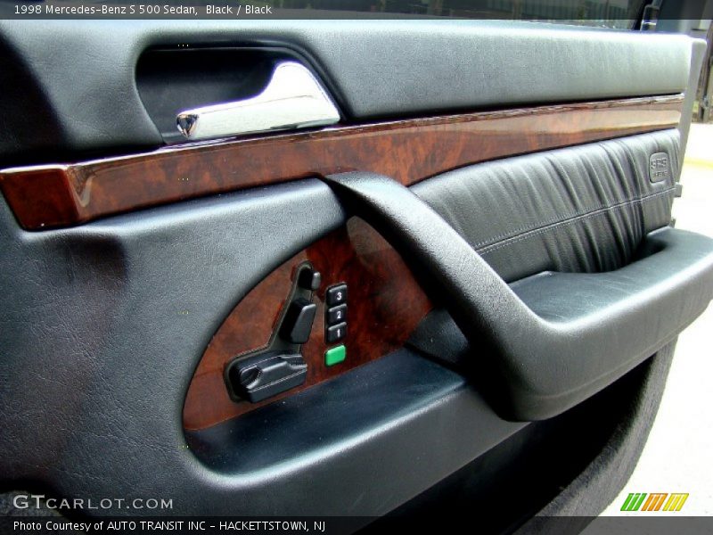 Black / Black 1998 Mercedes-Benz S 500 Sedan