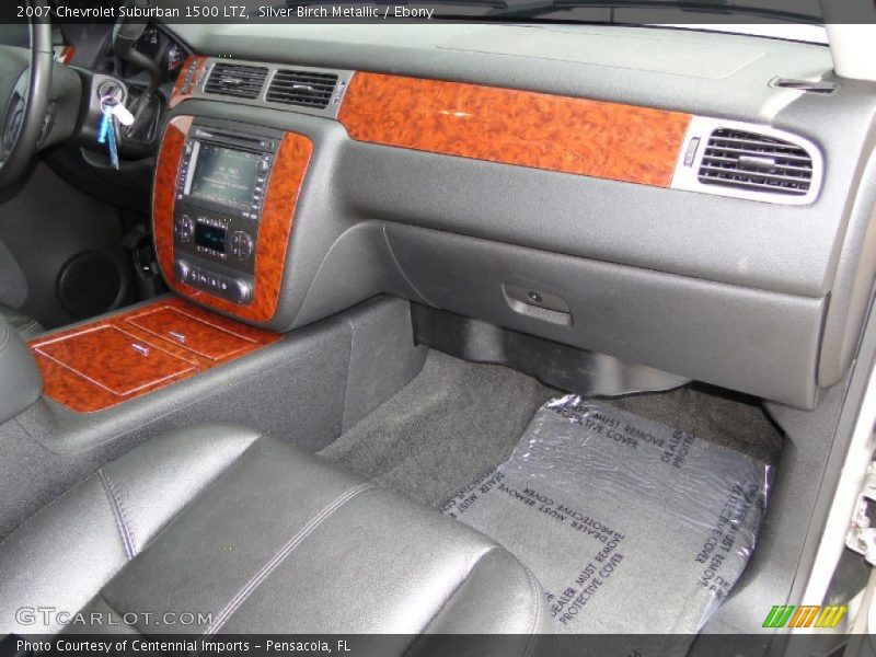 Silver Birch Metallic / Ebony 2007 Chevrolet Suburban 1500 LTZ
