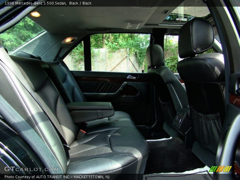 Black / Black 1998 Mercedes-Benz S 500 Sedan