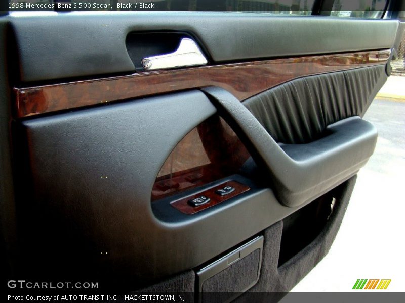 Black / Black 1998 Mercedes-Benz S 500 Sedan