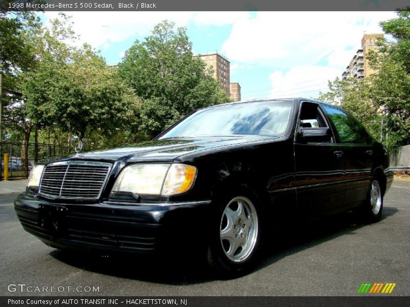 Black / Black 1998 Mercedes-Benz S 500 Sedan