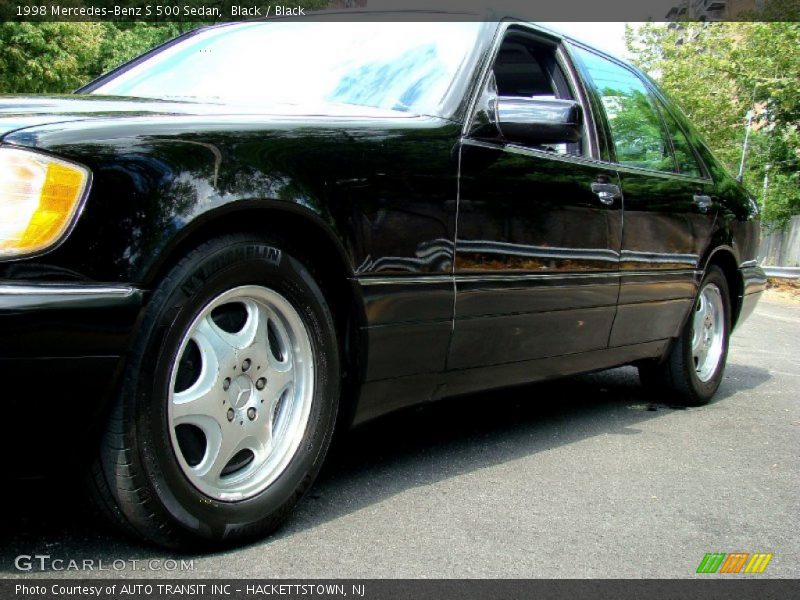 Black / Black 1998 Mercedes-Benz S 500 Sedan