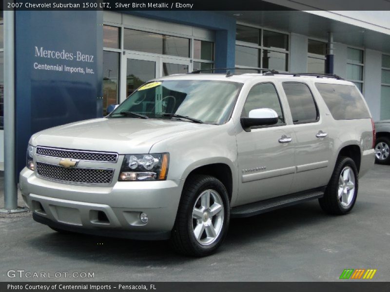 Silver Birch Metallic / Ebony 2007 Chevrolet Suburban 1500 LTZ