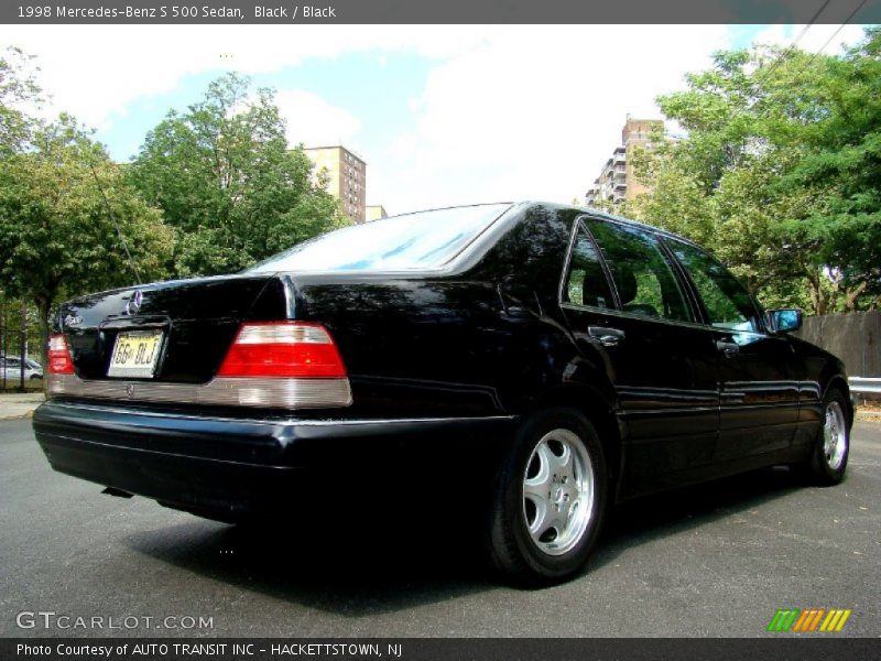 Black / Black 1998 Mercedes-Benz S 500 Sedan