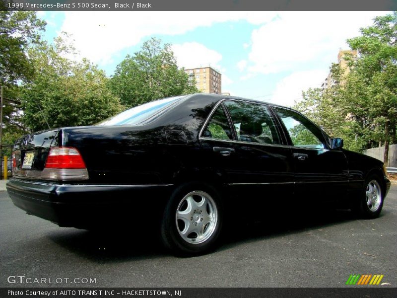 Black / Black 1998 Mercedes-Benz S 500 Sedan