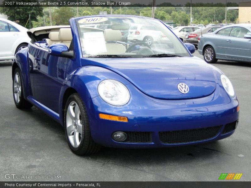 Shadow Blue / Cream 2007 Volkswagen New Beetle 2.5 Convertible