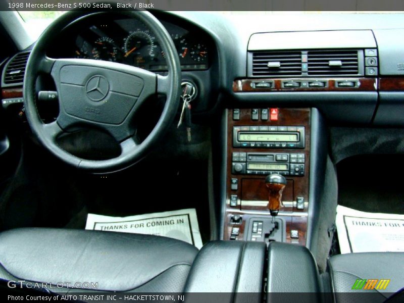 Black / Black 1998 Mercedes-Benz S 500 Sedan