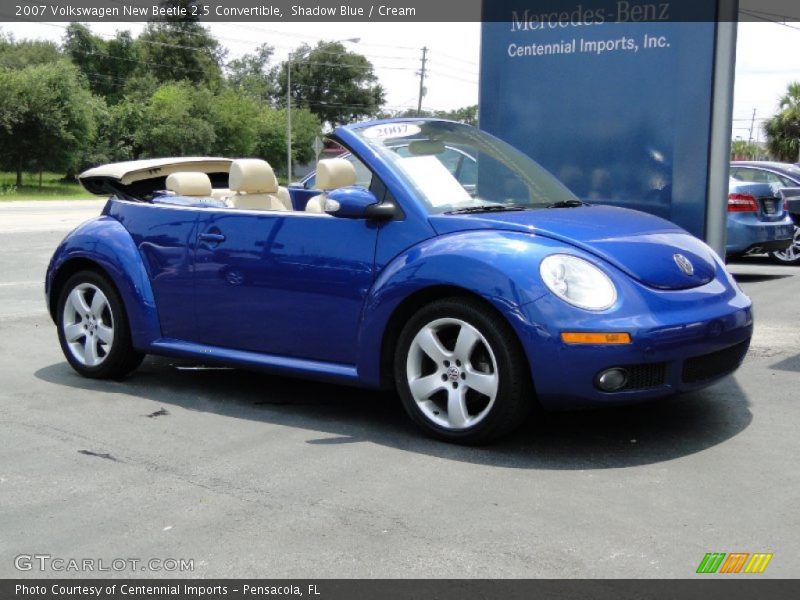 Shadow Blue / Cream 2007 Volkswagen New Beetle 2.5 Convertible