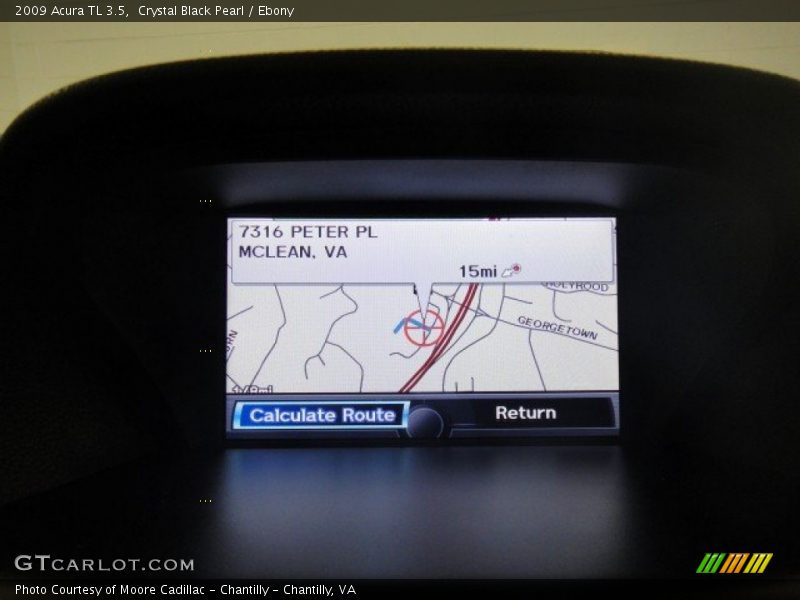 Crystal Black Pearl / Ebony 2009 Acura TL 3.5