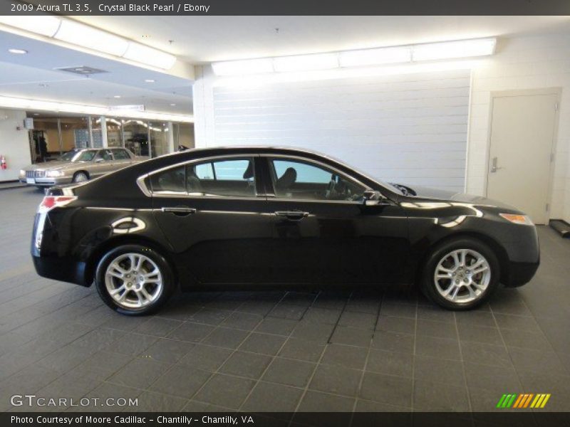 Crystal Black Pearl / Ebony 2009 Acura TL 3.5