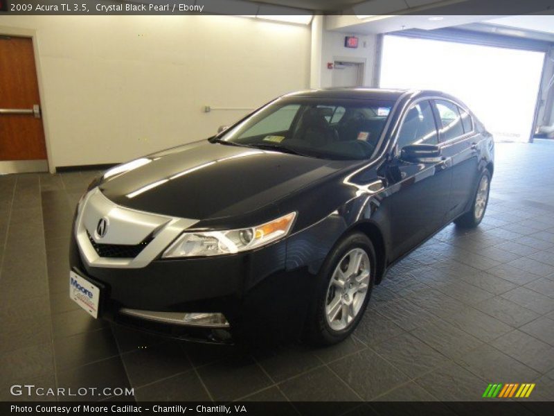 Crystal Black Pearl / Ebony 2009 Acura TL 3.5