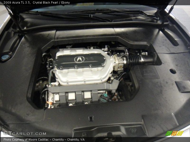 Crystal Black Pearl / Ebony 2009 Acura TL 3.5
