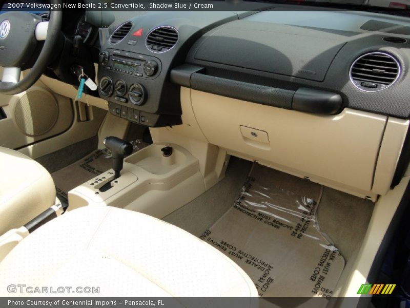 Shadow Blue / Cream 2007 Volkswagen New Beetle 2.5 Convertible