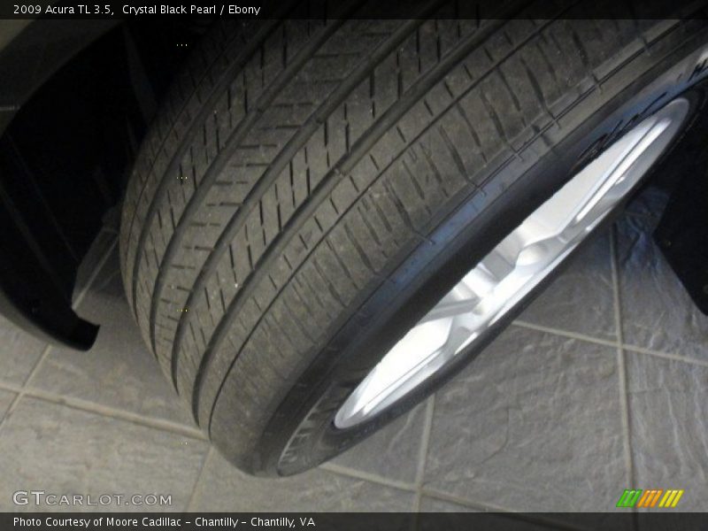 Crystal Black Pearl / Ebony 2009 Acura TL 3.5