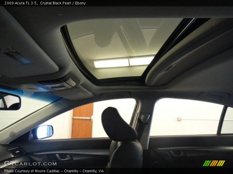 Crystal Black Pearl / Ebony 2009 Acura TL 3.5
