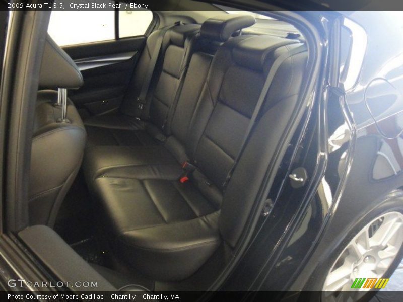 Crystal Black Pearl / Ebony 2009 Acura TL 3.5
