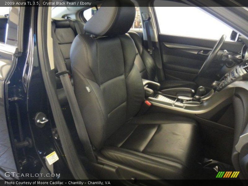 Crystal Black Pearl / Ebony 2009 Acura TL 3.5