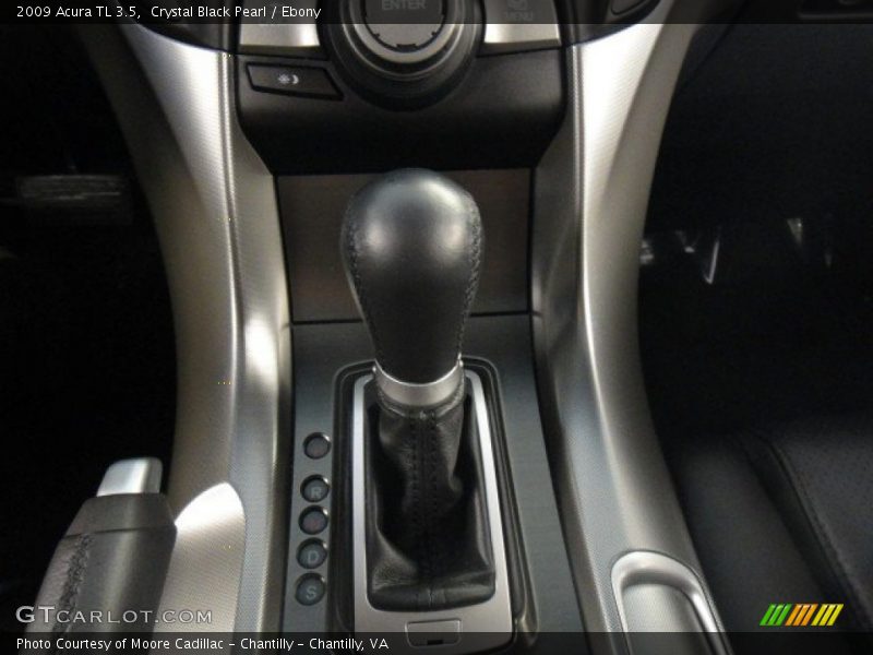 Crystal Black Pearl / Ebony 2009 Acura TL 3.5