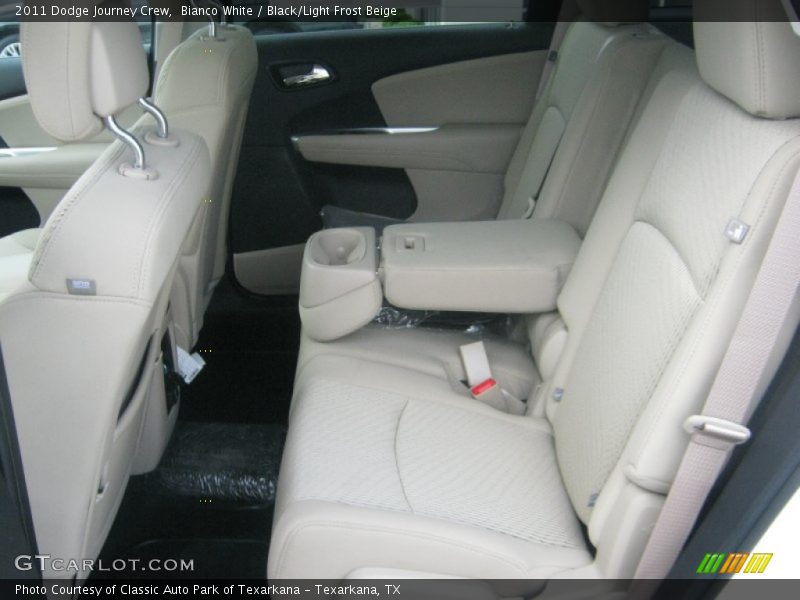 Bianco White / Black/Light Frost Beige 2011 Dodge Journey Crew