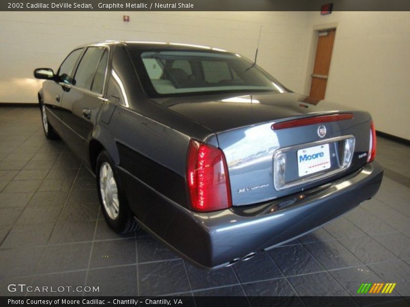 Graphite Metallic / Neutral Shale 2002 Cadillac DeVille Sedan