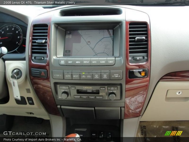 Titanium Silver Metallic / Ivory 2008 Lexus GX 470