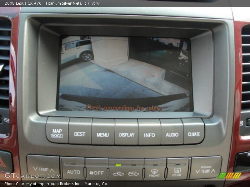 Titanium Silver Metallic / Ivory 2008 Lexus GX 470