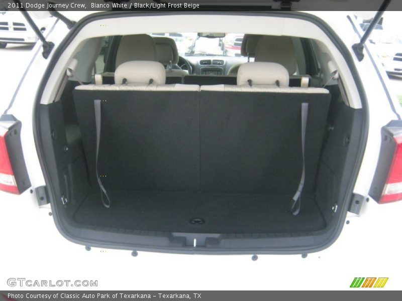 Bianco White / Black/Light Frost Beige 2011 Dodge Journey Crew