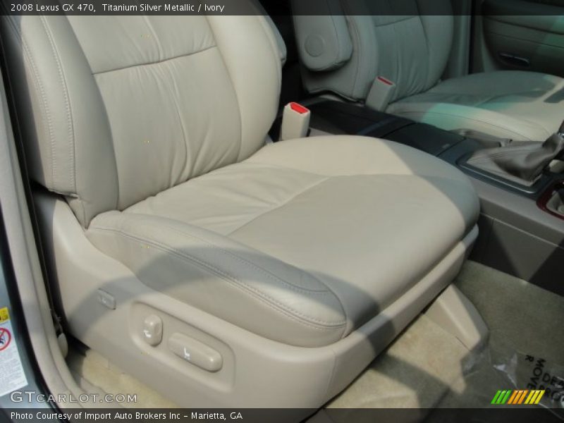 Titanium Silver Metallic / Ivory 2008 Lexus GX 470